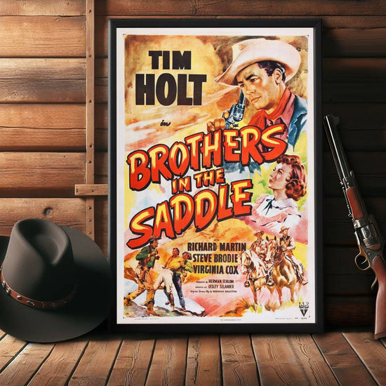 "Brothers In The Saddle" (1949) Framed Movie Poster