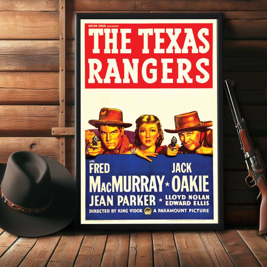 "Texas Rangers" (1936) Framed Movie Poster