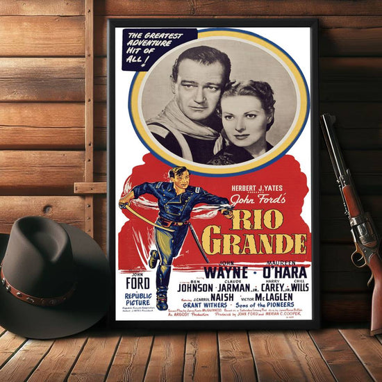 "Rio Grande" (1950) Framed Movie Poster