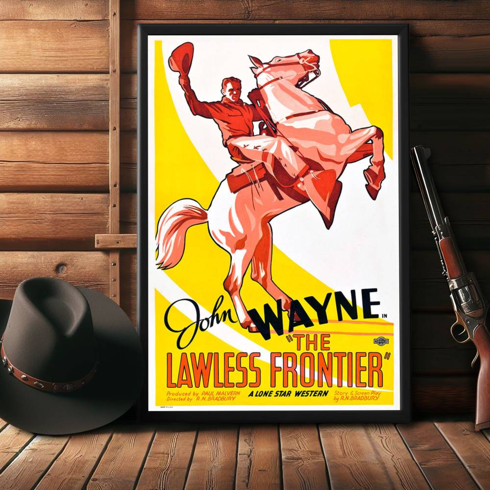 "Lawless Frontier" (1934) Framed Movie Poster