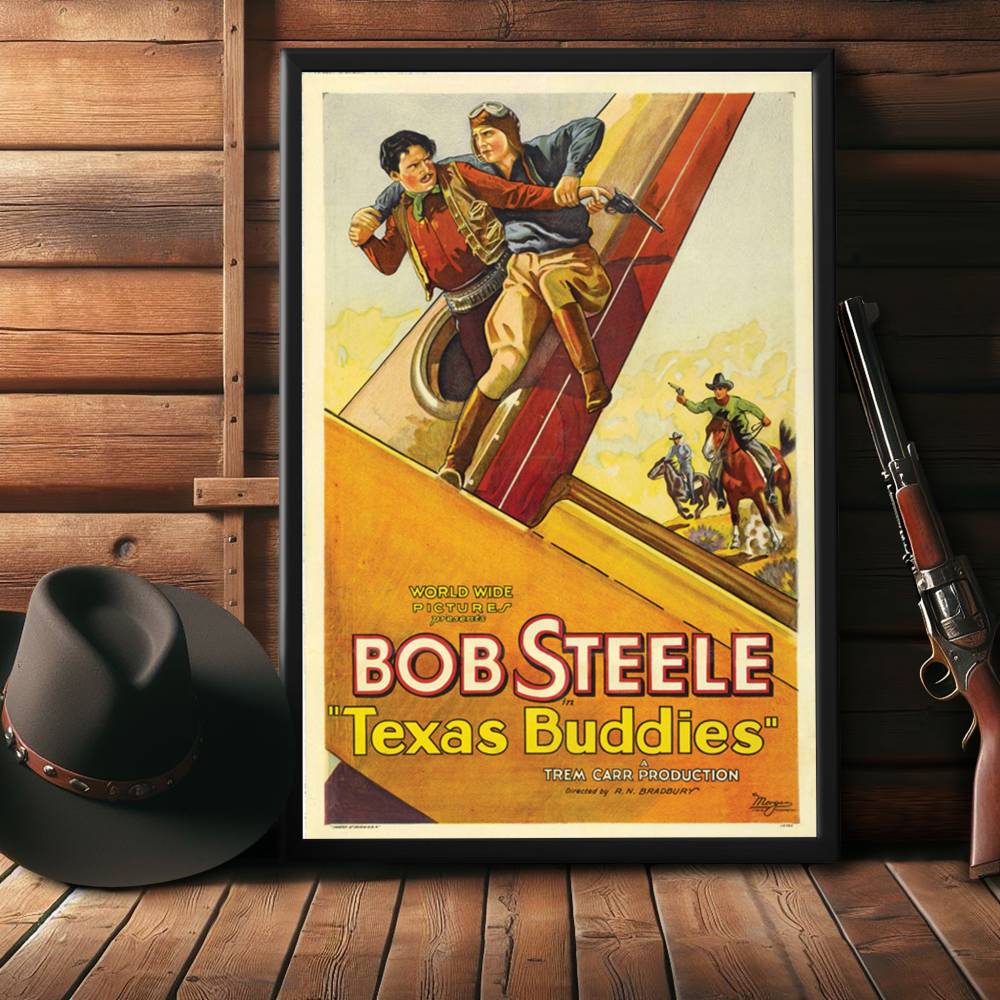 "Texas Buddies" (1932) Framed Movie Poster