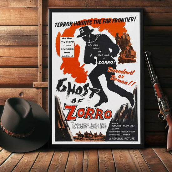 "Ghost Of Zorro" (1949) Framed Movie Poster