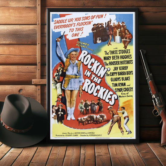 "Rockin' In The Rockies" (1945) Framed Movie Poster