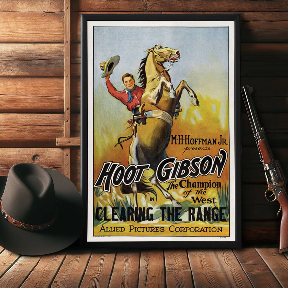 "Clearing The Range" (1931) Framed Movie Poster