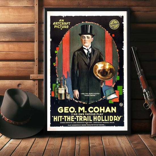 "Hit-The-Trail Holliday" (1918) Framed Movie Poster