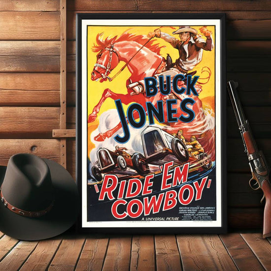 "Ride 'Em Cowboy" (1936) Framed Movie Poster