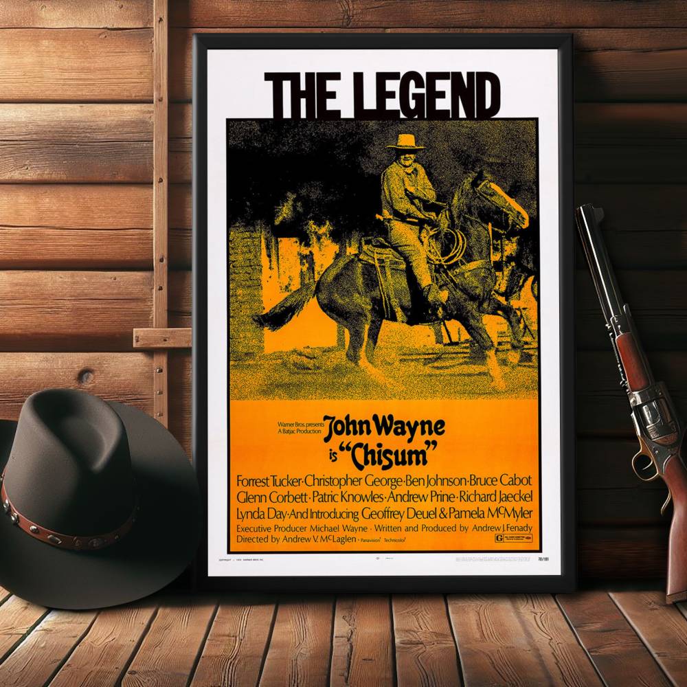 "Chisum" (1970) Framed Movie Poster