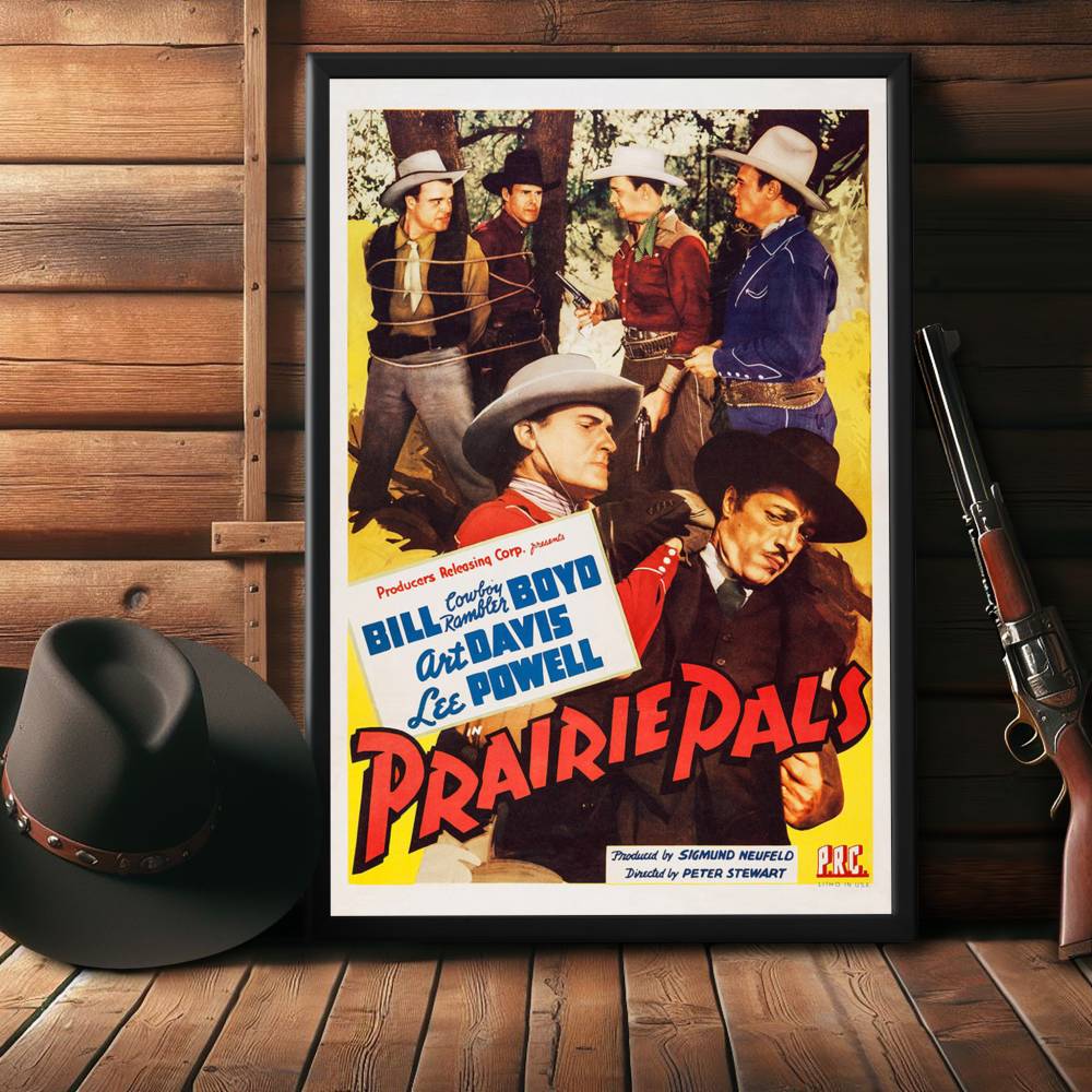 "Prairie Pals" (1942) Framed Movie Poster