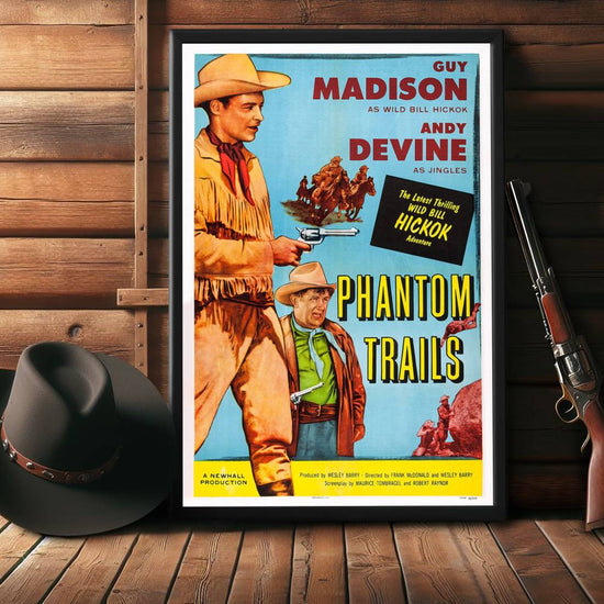 "Phantom Trails" (1955) Framed Movie Poster