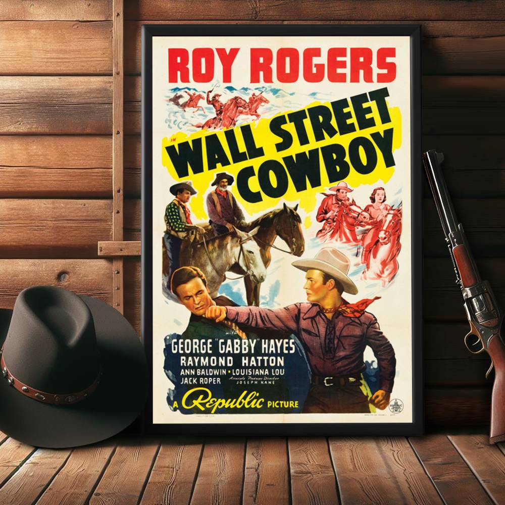 "Wall Street Cowboy" (1939) Framed Movie Poster