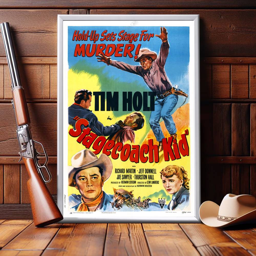 "Stagecoach Kid" (1949) Framed Movie Poster