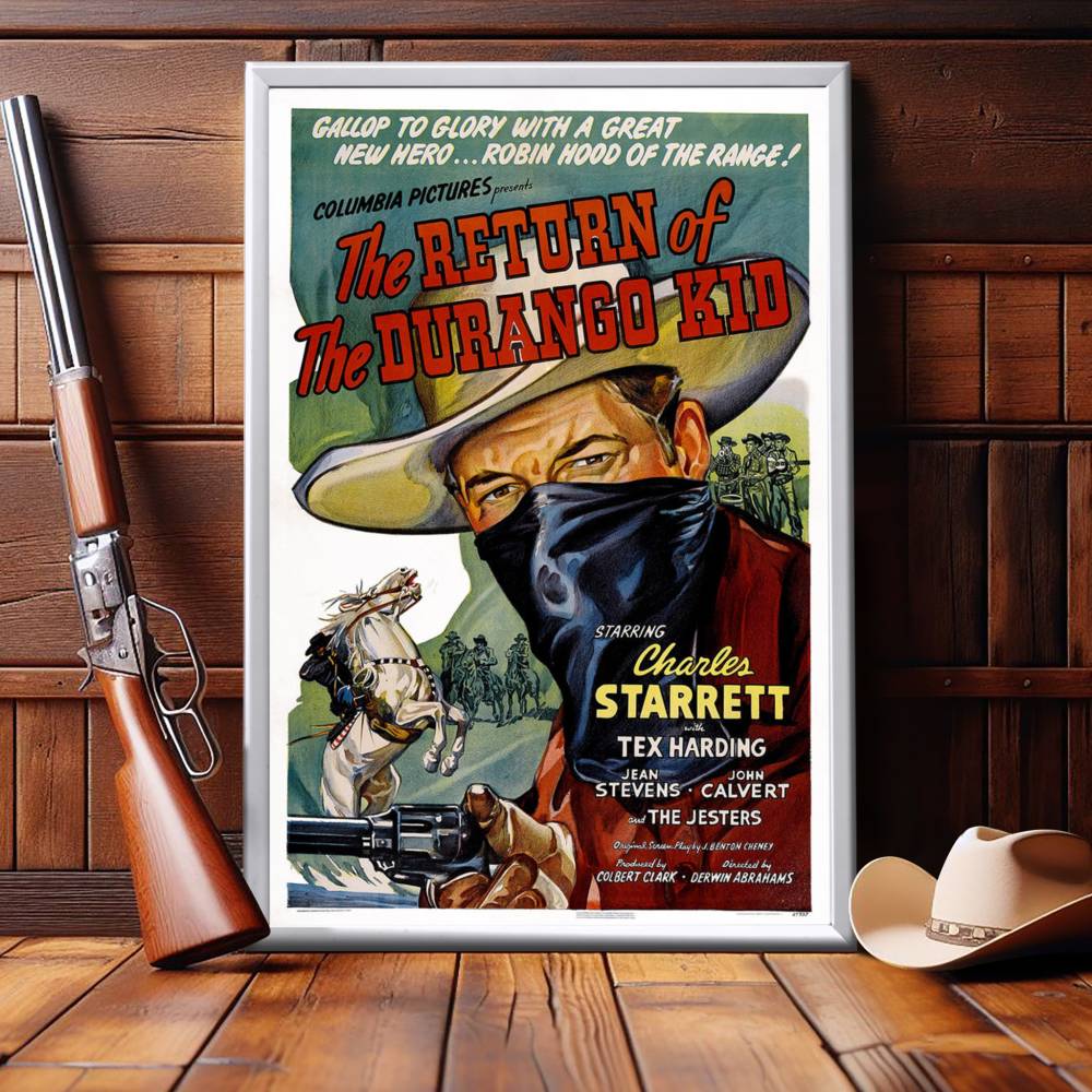 "Return Of The Durango Kid" (1945) Framed Movie Poster