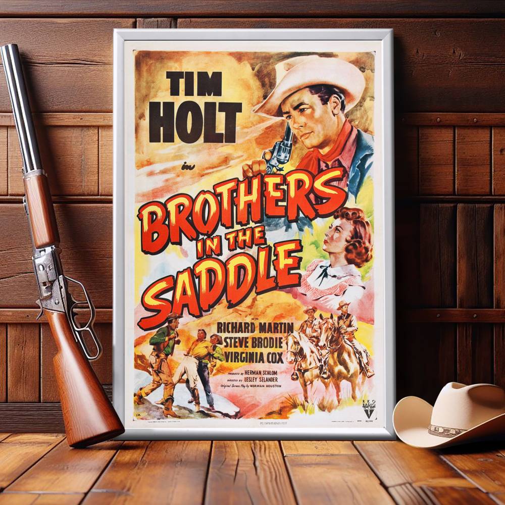 "Brothers In The Saddle" (1949) Framed Movie Poster