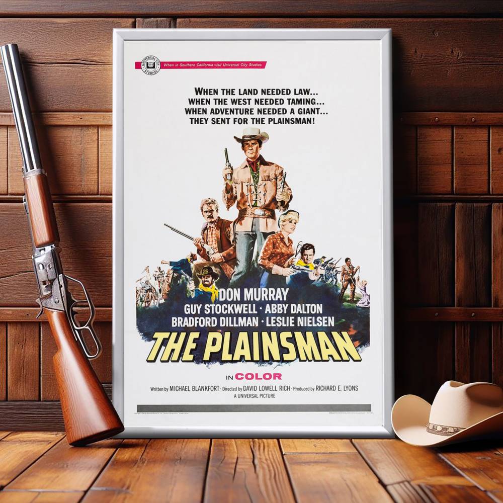 "Plainsman" (1966) Framed Movie Poster
