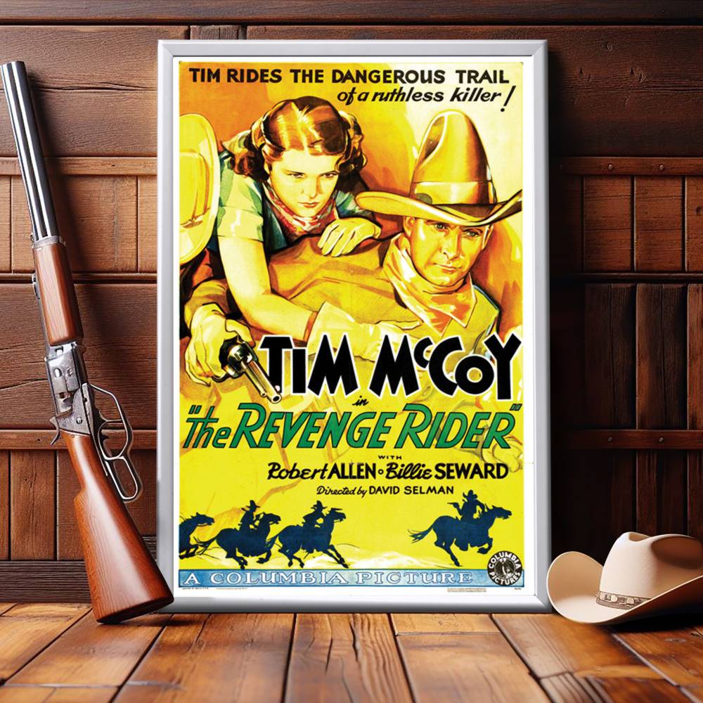 "Revenge Rider" (1935) Framed Movie Poster