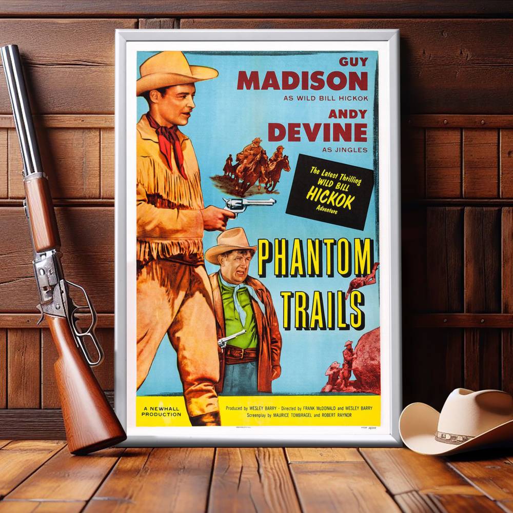 "Phantom Trails" (1955) Framed Movie Poster