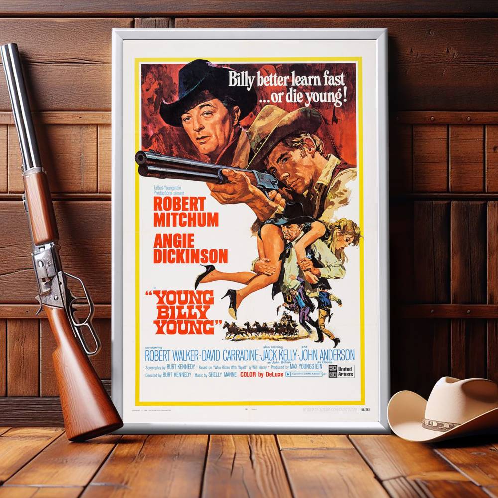 "Young Billy Young" (1969) Framed Movie Poster