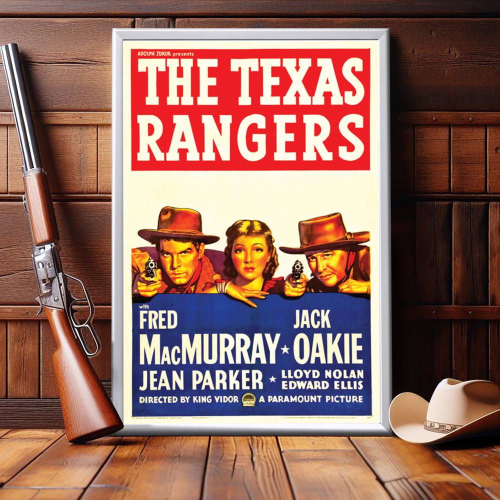 "Texas Rangers" (1936) Framed Movie Poster