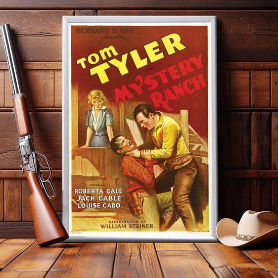 "Mystery Ranch" (1934) Framed Movie Poster