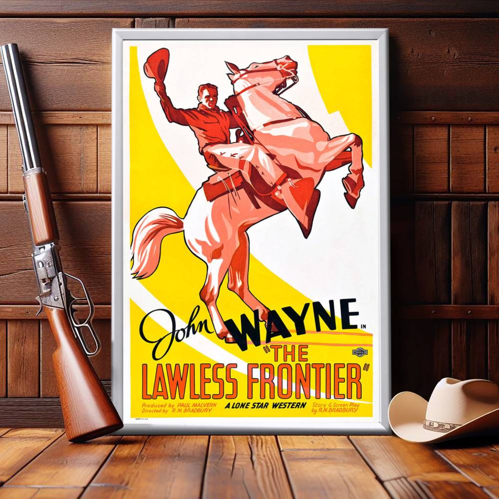 "Lawless Frontier" (1934) Framed Movie Poster