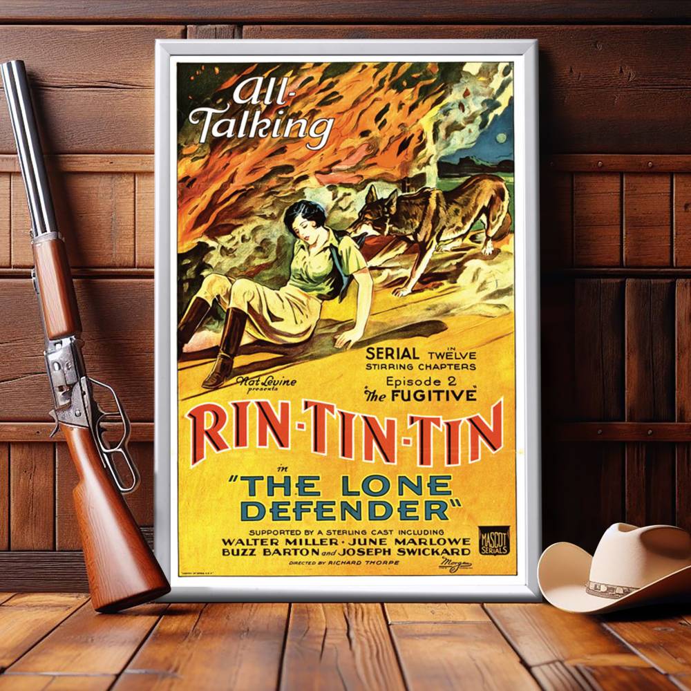 "Lone Defender" (1934) Framed Movie Poster