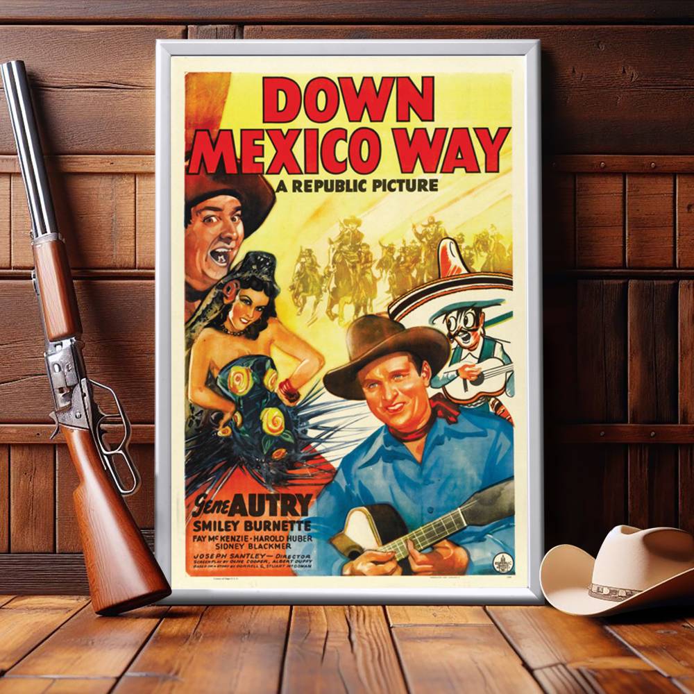 "Down Mexico Way" (1941) Framed Movie Poster
