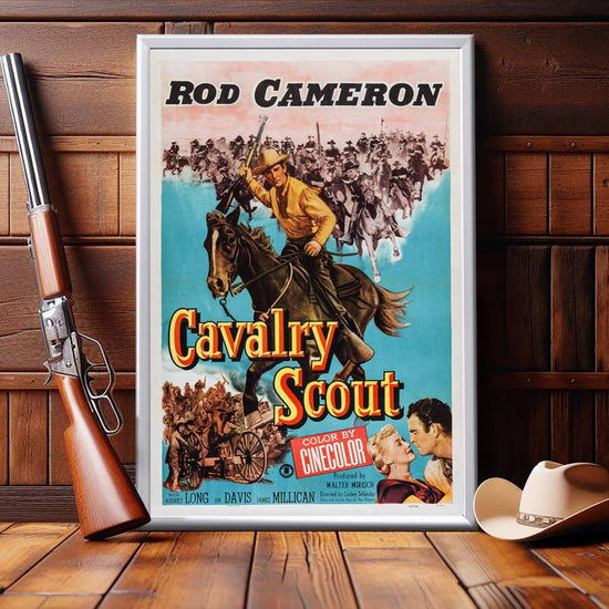 "Cavalry Scout" (1951) Framed Movie Poster
