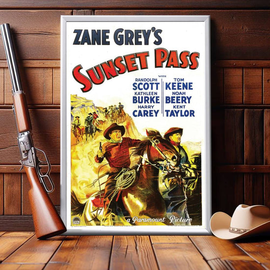 "Sunset Pass" (1933) Framed Movie Poster