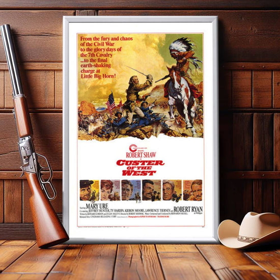 "Custer of the West" (1968) Framed Movie Poster
