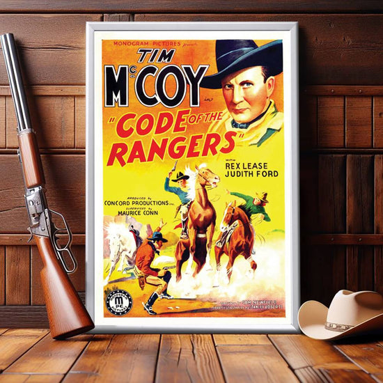 "Code Of The Rangers" (1938) Framed Movie Poster