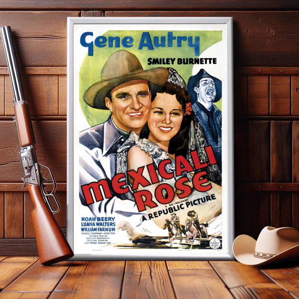 "Mexicali Rose" (1939) Framed Movie Poster