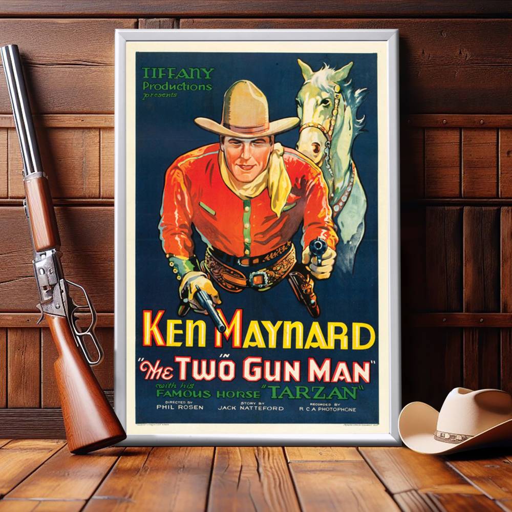 "Two Gun Man" (1931) Framed Movie Poster