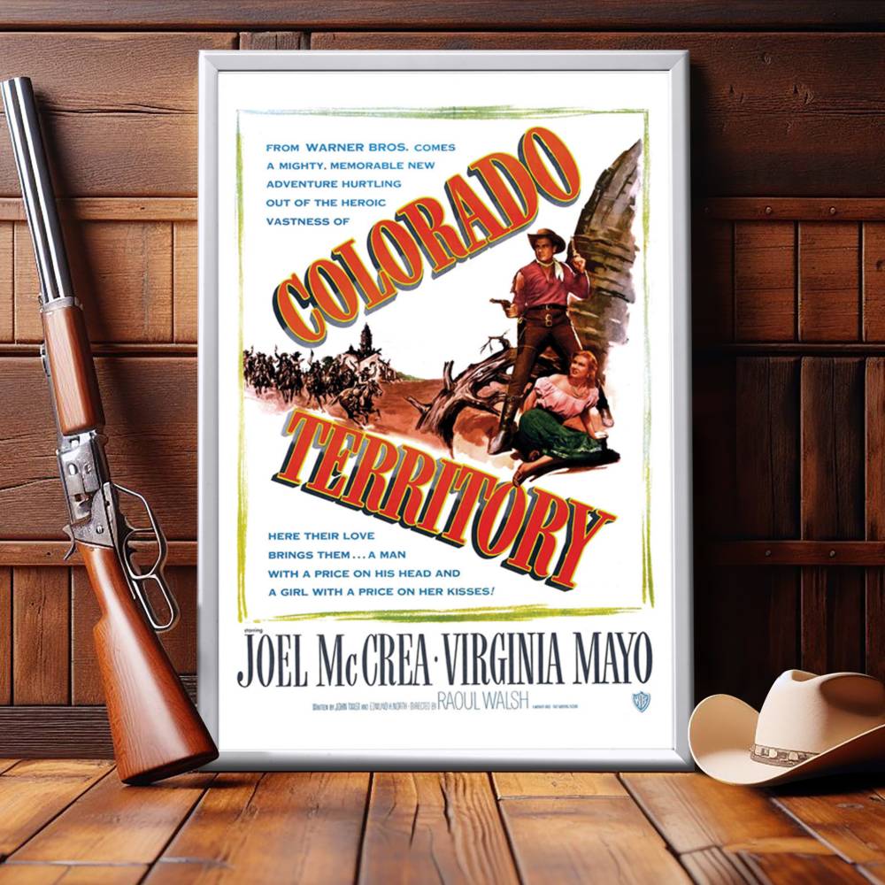 "Colorado Territory" (1949) Framed Movie Poster