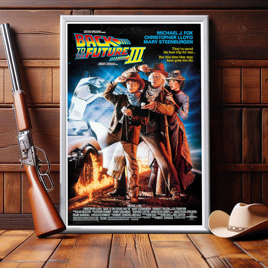 "Back to the Future 3" (1990) Framed Movie Poster