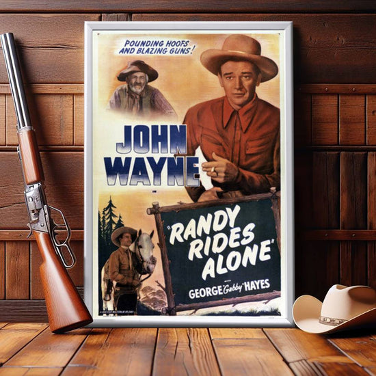 "Randy Rides Alone" (1934) Framed Movie Poster