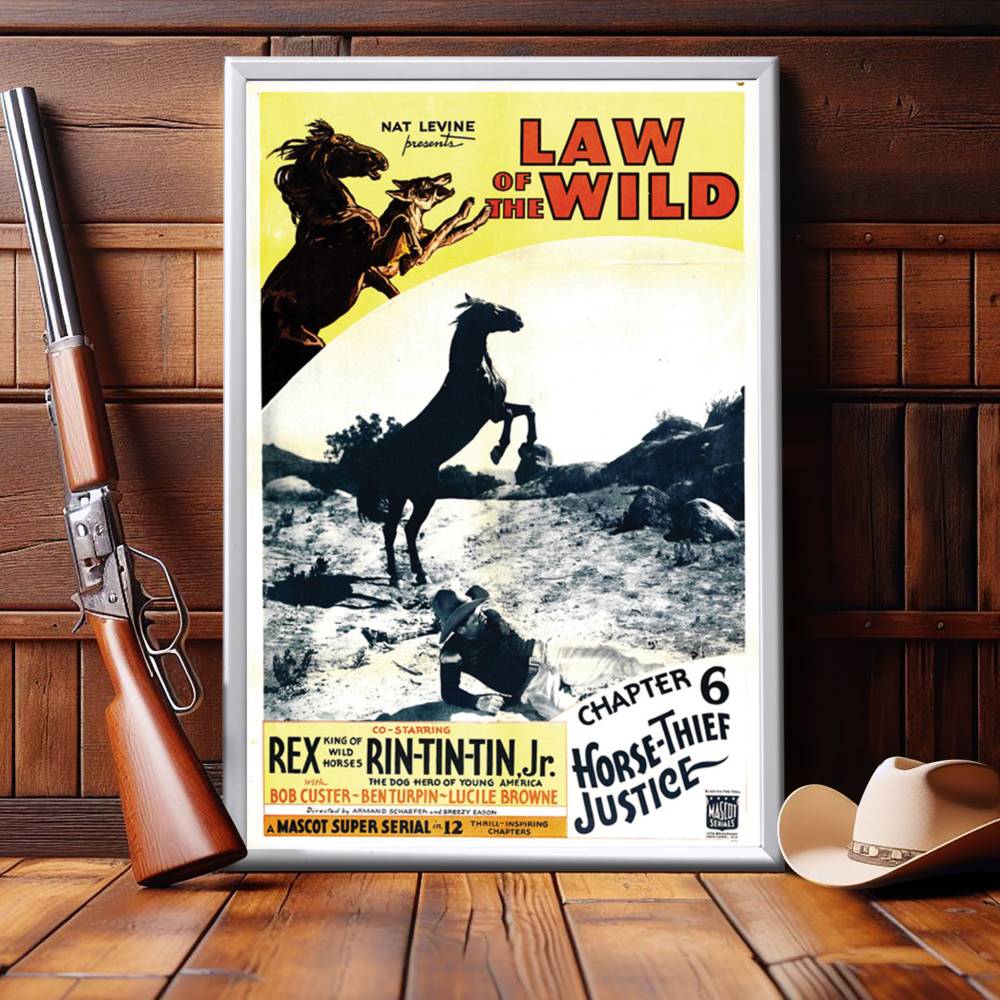 "Law Of The Wild" (1934) Framed Movie Poster