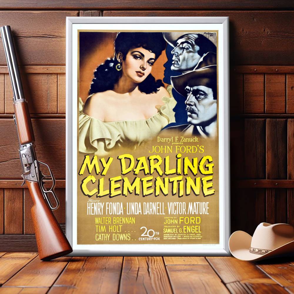 "My Darling Clementine" (1946) Framed Movie Poster