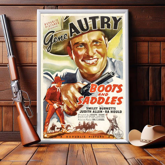 "Boots And Saddles" (1937) Framed Movie Poster