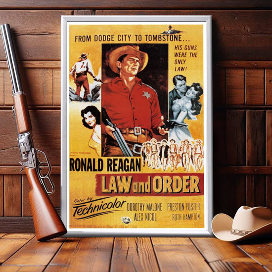 "Law And Order" (1953) Framed Movie Poster