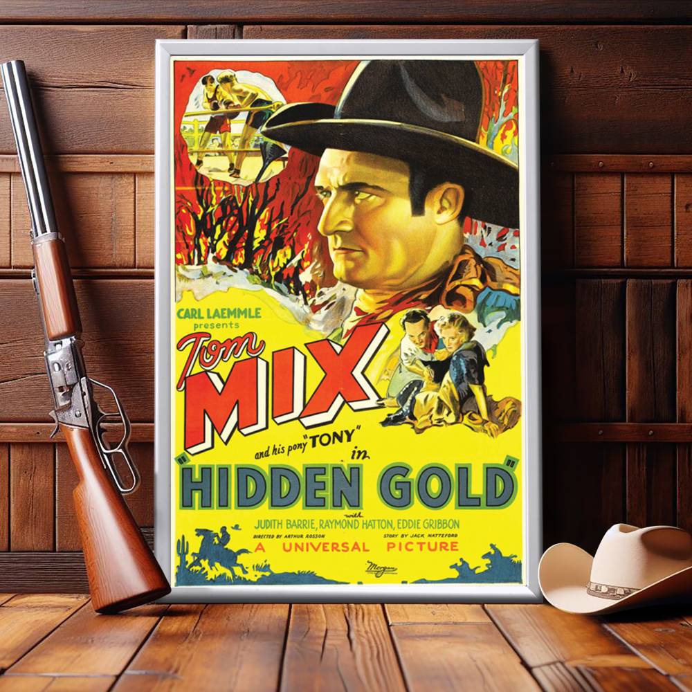 "Hidden Gold" (1932) Framed Movie Poster