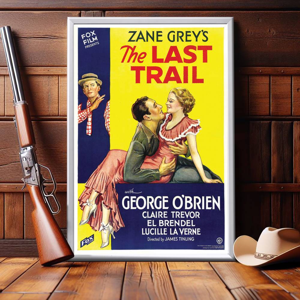 "Last Trail" (1933) Framed Movie Poster