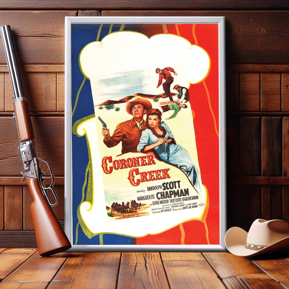 "Coroner Creek" (1948) Framed Movie Poster