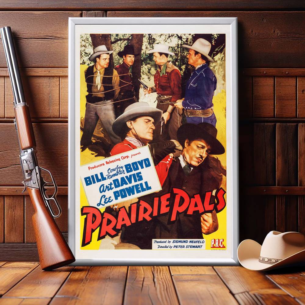 "Prairie Pals" (1942) Framed Movie Poster