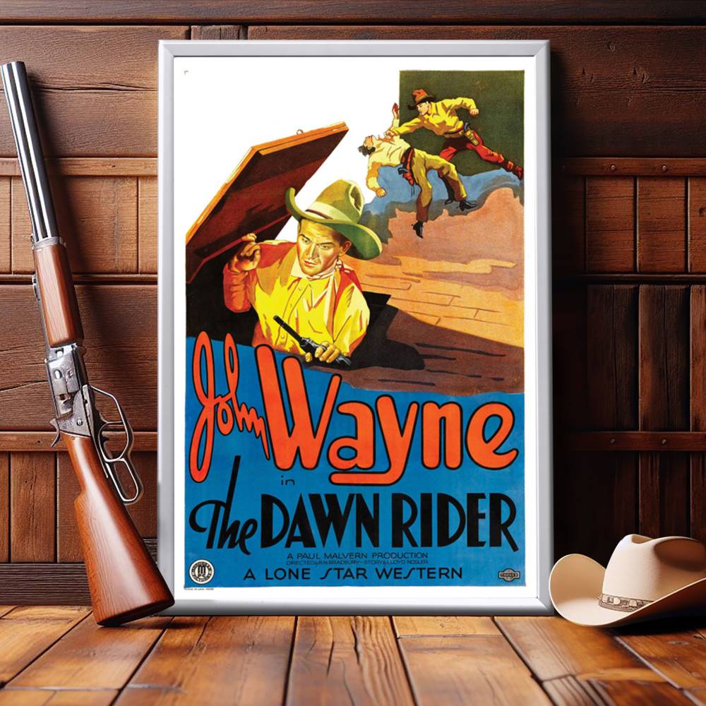 "Dawn Rider" (1935) Framed Movie Poster