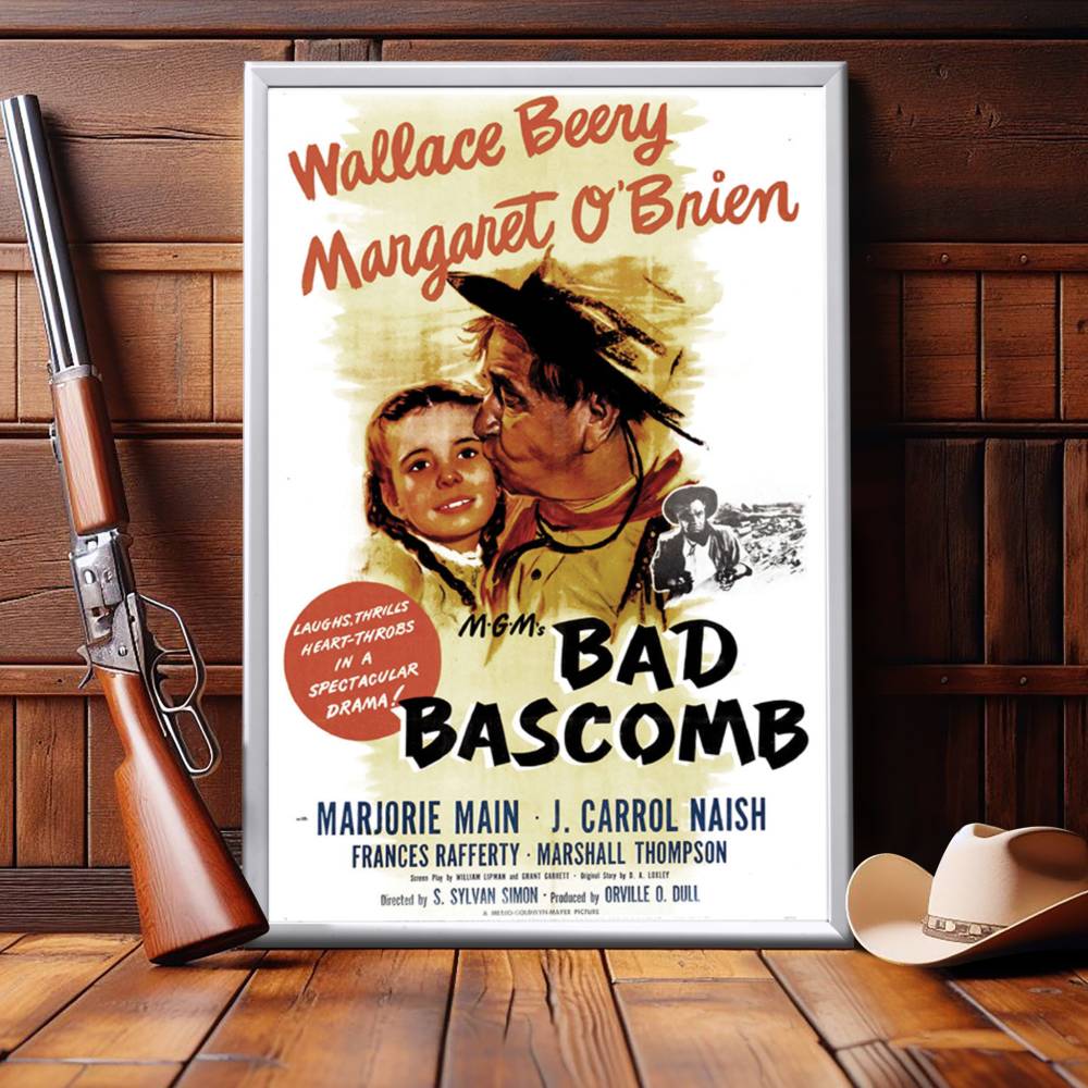 "Bad Bascomb" (1946) Framed Movie Poster