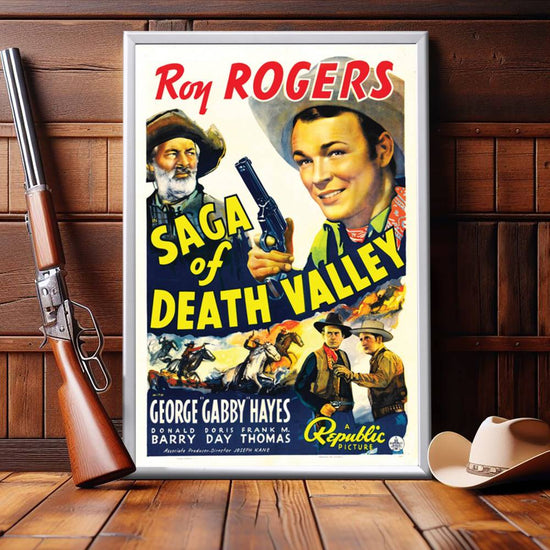 "Saga Of Death Valley" (1939) Framed Movie Poster