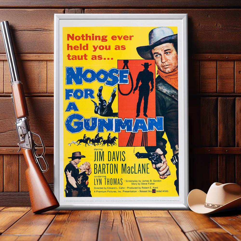 "Noose For A Gunman" (1960) Framed Movie Poster