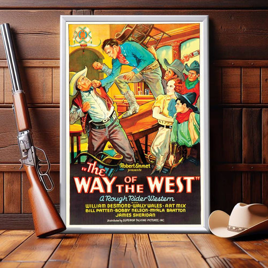 "Way Of The West" (1934) Framed Movie Poster