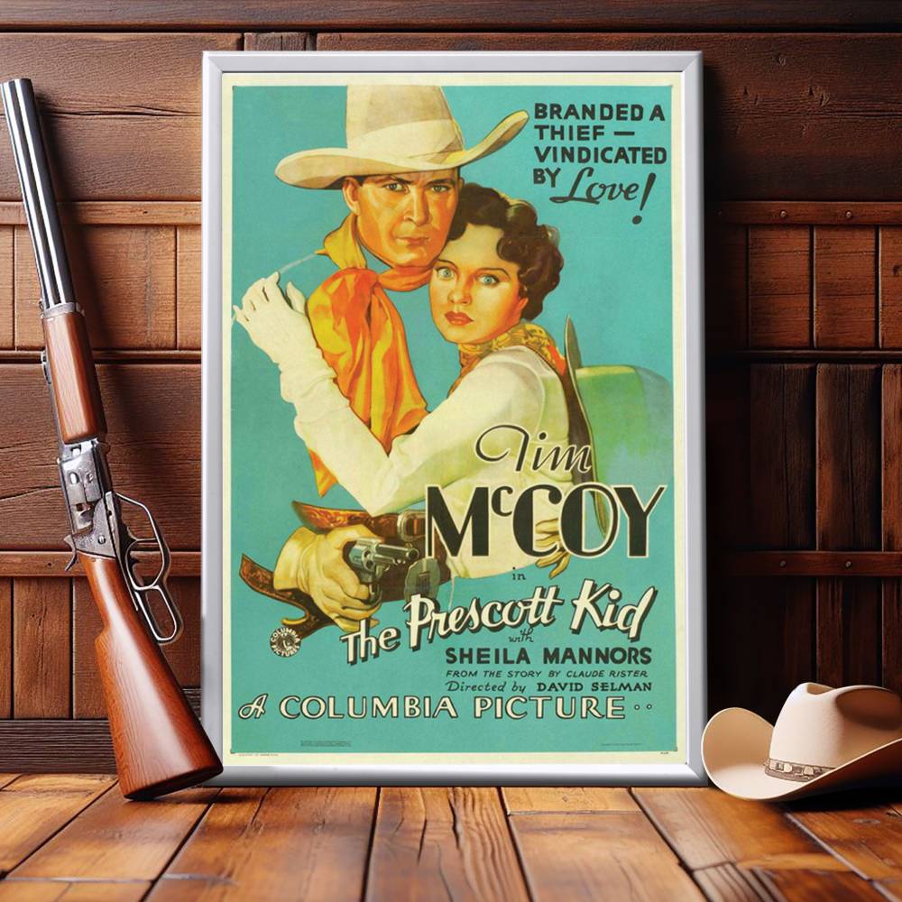 "Prescott Kid" (1934) Framed Movie Poster