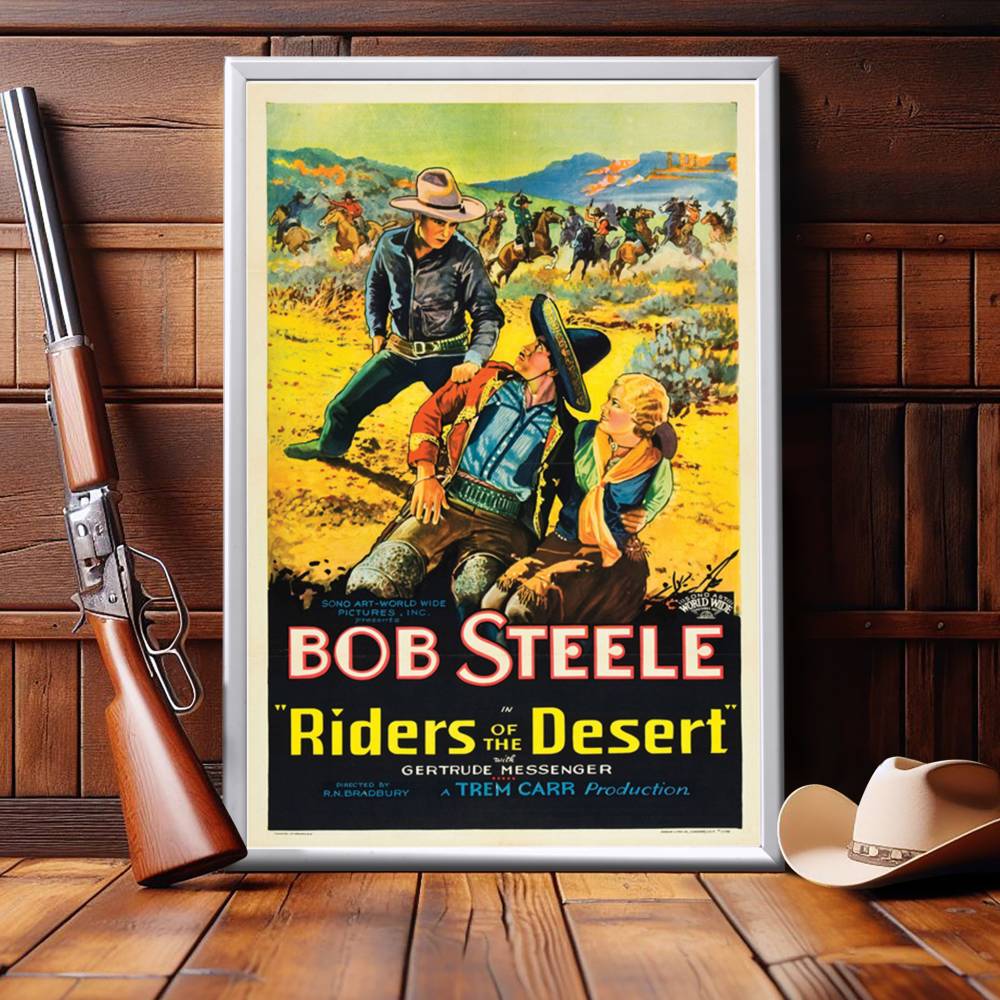 "Riders Of The Desert" (1932) Framed Movie Poster